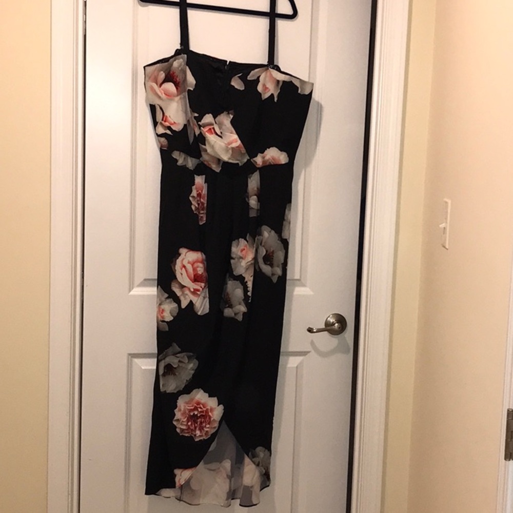 Never worn Maxi Dress Strapless Optional straps